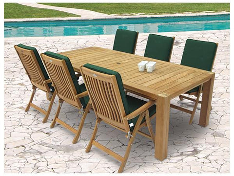 Teak 7 Piece Dining Set